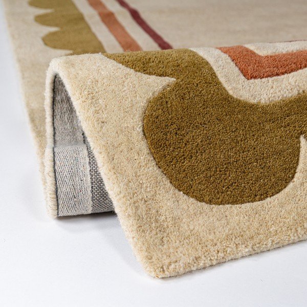 Covor în culoare naturală țesut manual din lână 120x170 cm Lois – Flair Rugs-image-4