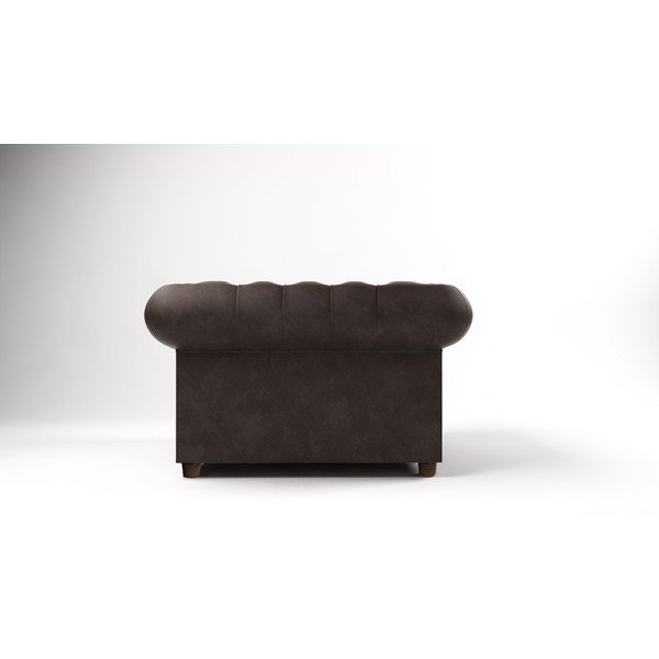 Fotoliu maro închis cu tapițerie din catifea Cambridge – Ropez-image-3