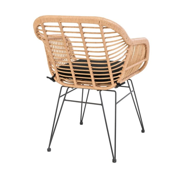 Set 2 scaune de grădină din ratan artificial House Nordic Trieste-image-2