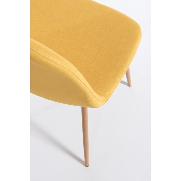 Set 2 scaune dining Bonami Essentials Lissy, galben-image-4