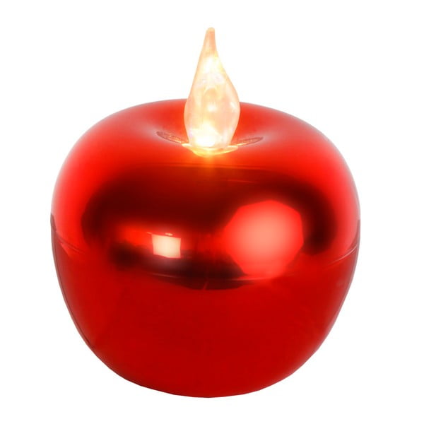 Lumânare LED Best Season Red Apple, 10 cm