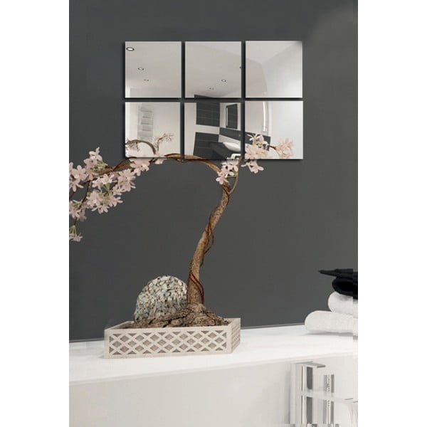 Oglinzi 6 buc. de perete 10x10 cm – MSV-image-1