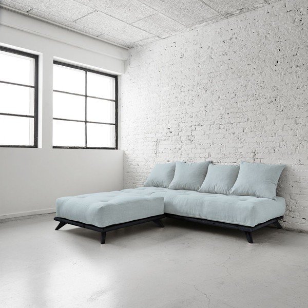 Canapea Senza Black/Sky Blue-image-2