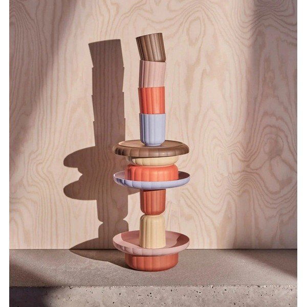 Set de veselă pentru copii 2 buc. din plastic Pullo – OYOY Mini-image-3