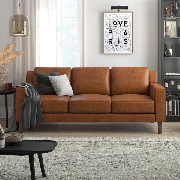 Canapea maro coniac 83 cm Brynn – Støraa-image-1
