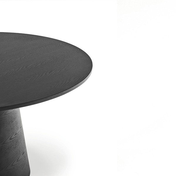 Masă de dining rotundă cu aspect de lemn de frasin ø 157 cm Cep – Teulat-image-4