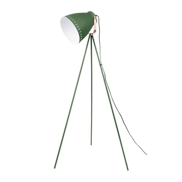 Lampadar Leitmotiv Mingle, verde cu detalii arămii