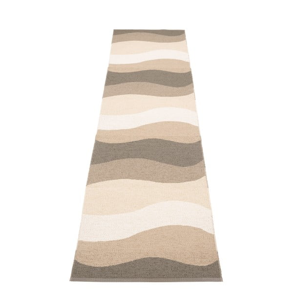 Covor tip traversă pentru interior și exterior maro/bej 70x300 cm Urvi Earth – Pappelina