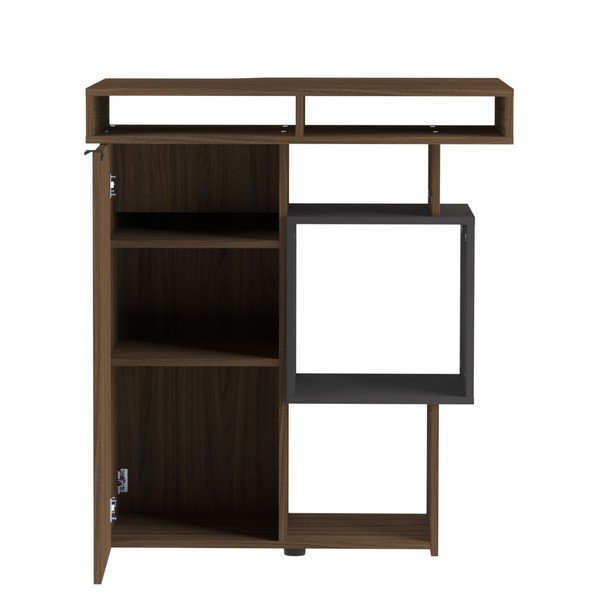 Masă bar Symbiosis Bar, maro închis-image-2