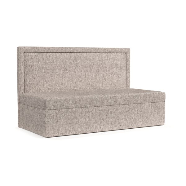 Pat maro deschis tapițat 90x200 cm Scala – Maison de Rêve