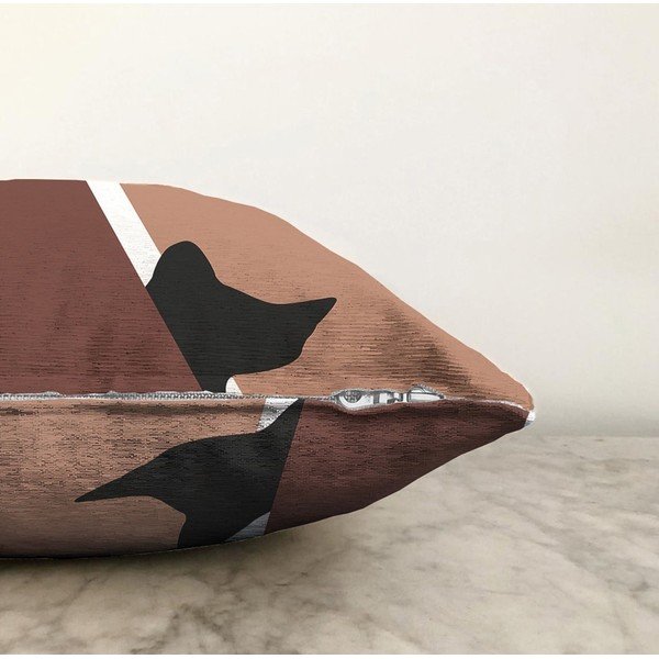 Față de pernă din amestec de bumbac Minimalist Cushion Covers Kitten, 55 x 55 cm-image-1