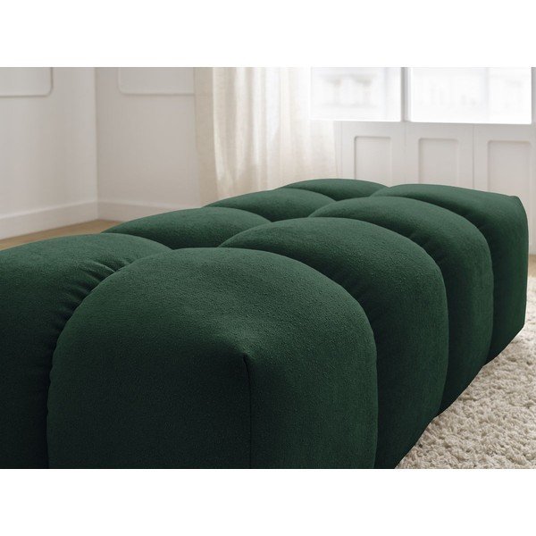 Taburet verde cu tapițerie din chenille Everest – Bobochic Paris-image-3