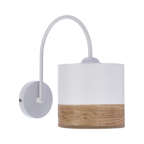 Aplică de perete albă ø 15 cm Bianco – Candellux Lighting