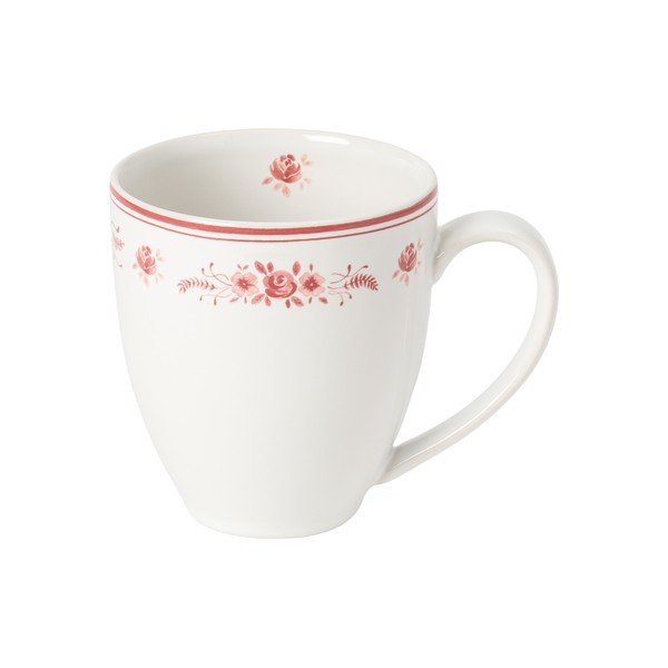 Cană albă din gresie ceramică 400 ml Vila – Costa Nova