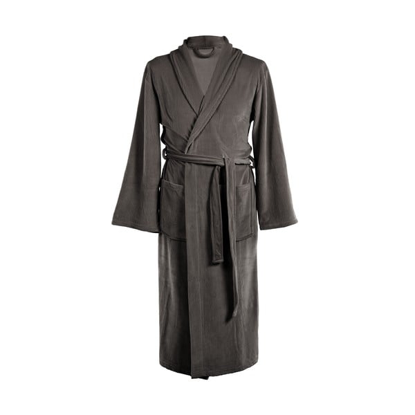 Halat gri S/M din micropluș/cocolino Elena – Tiseco Home Studio