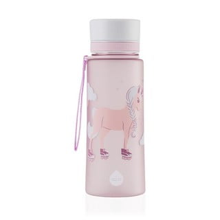 Sticlă Equa Unicorn, 600 ml, roz