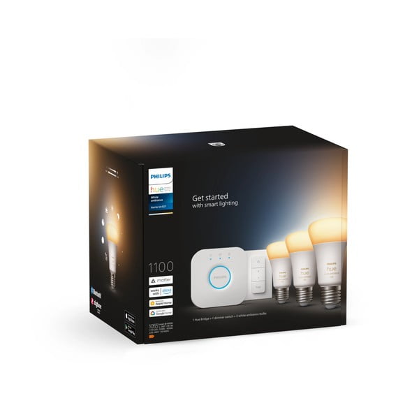 Kit start smart E27, 5 buc. 11 W White ambiance – Philips Hue-image-2