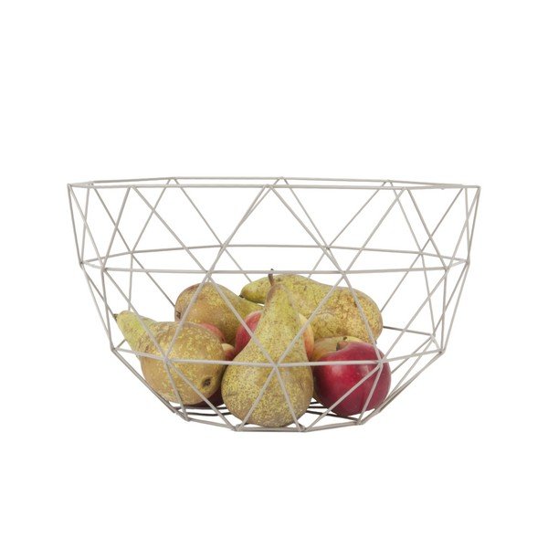 Set 2 boluri fructe Present Time Fruit, gri-image-2