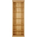 Bibliotecă în culoare naturală din lemn de pin 74x223x37 cm Anita – Støraa