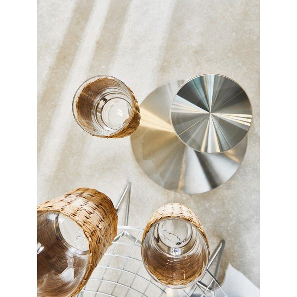 Masă de dining rotundă cu blat din sticlă ø 90 cm Metropolitan – Premier Housewares-image-2