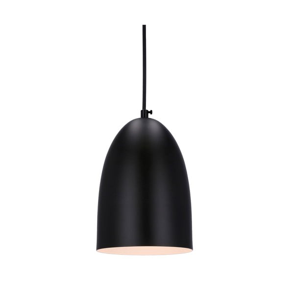 Lustră neagră cu abajur din metal ø 14 cm Icaro – Candellux Lighting-image-1