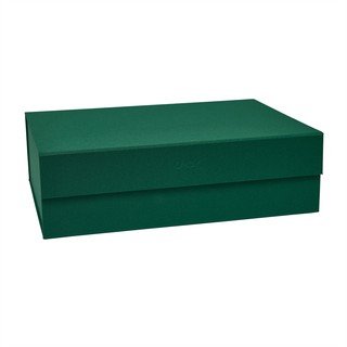 Cutie de depozitare verde-închis din carton cu capac 45x33x15 cm Hako – OYOY Living Design