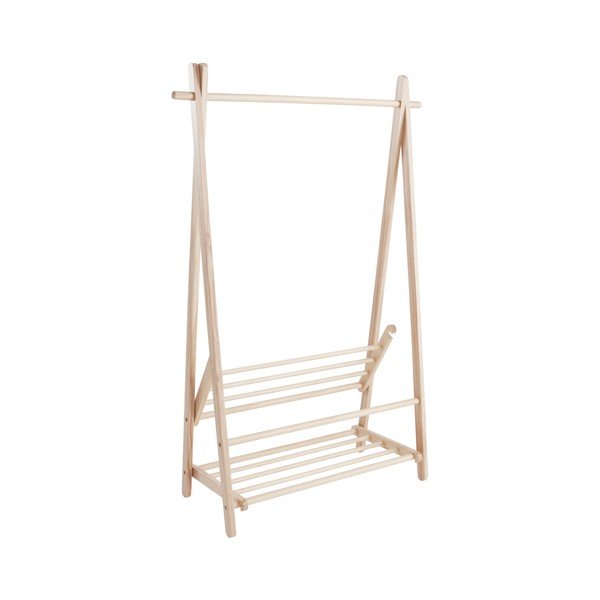 Suport pentru haine în culoare naturală deschisă din lemn de pin 100x150x41 cm Cole – Jotex-image-3