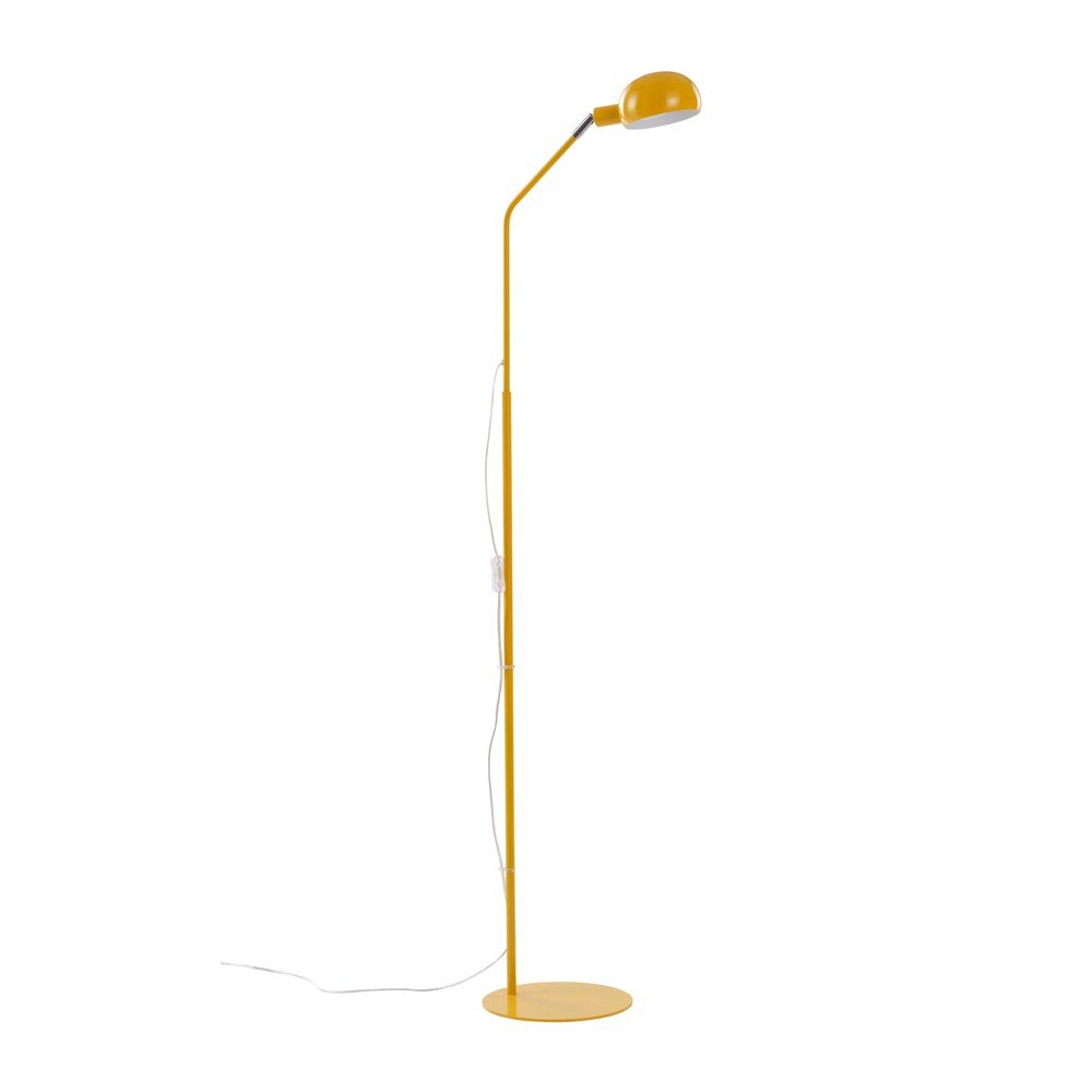 Lampadar galben cu structură flexibilă din metal (înălțime 146 cm) Lincon – Jotex