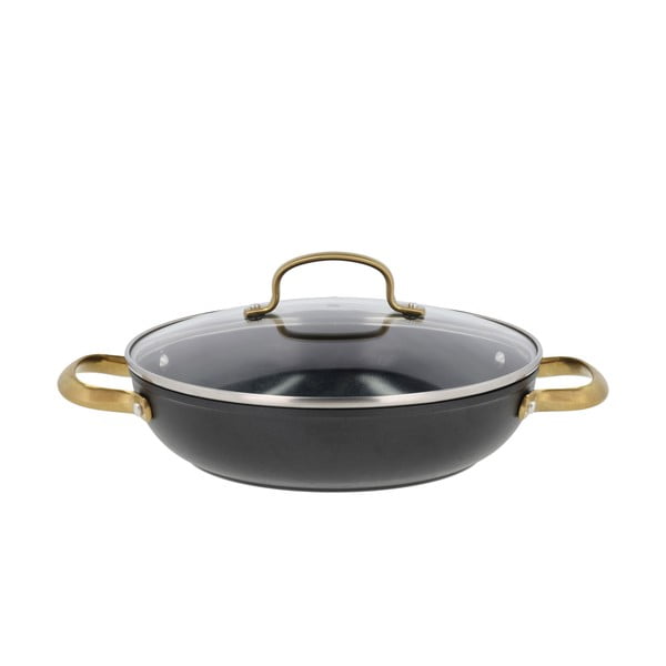 Oală cu capac/cu suprafață antiaderentă din aluminiu 2,6 l adecvată pentru plita cu inducție – Holm