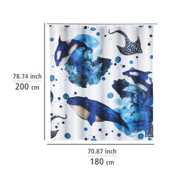 Perdea de duș 200x180 cm Aquaris – Wenko-image-1