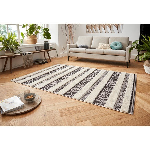 Covor Mint Rugs Temara, 200 x 290 cm, crem - negru-image-3