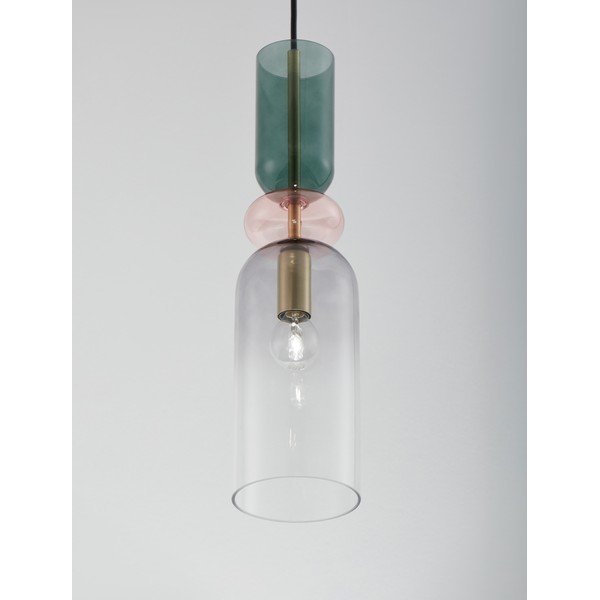 Lustră aurie din sticlă ø 11 cm Murano – Nova Luce-image-1