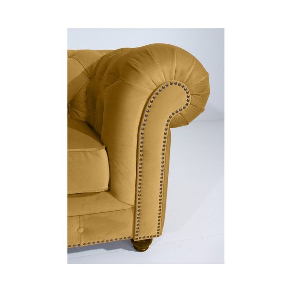 Fotoliu Max Winzer Orleans Velvet, galben-image-2