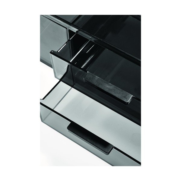 Organizator de baie negru mat pentru cosmetice din plastic reciclat – iDesign-image-1