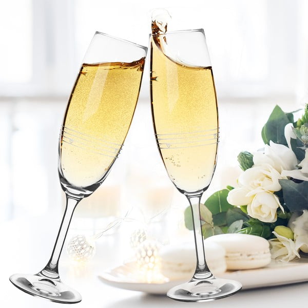 Pahare de șampanie 2 buc. 220 ml – Orion-image-1
