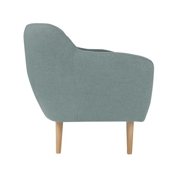 Canapea cu 3 locuri și picioare de culoare deschisă Mazzini Sofas Sicile, verde mentă-image-3