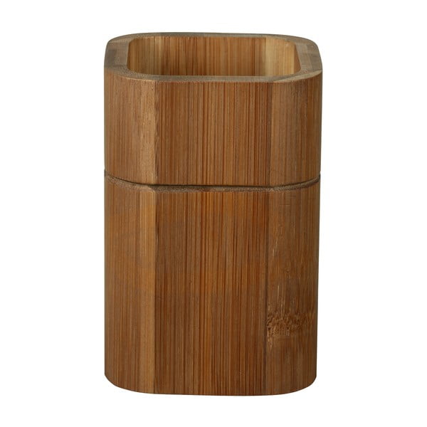 Suport pentru periuța de dinți maro din bambus Serro – Wenko-image-3