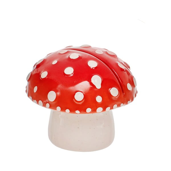 Suport pentru fotografie roșu cu picior de susținere din piatră 7x6 cm Mushroom – Sass & Belle-image-2