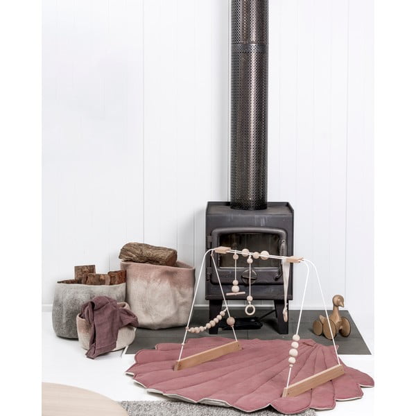 Pătură de joacă pentru copii roz Marsala - Moi Mili-image-4