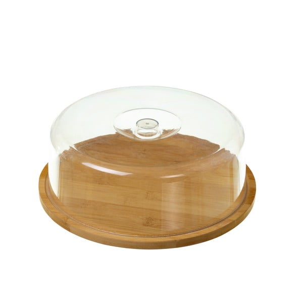 Tavă din bambus cu capac Casa Selección Bamboo, rotund-image-2