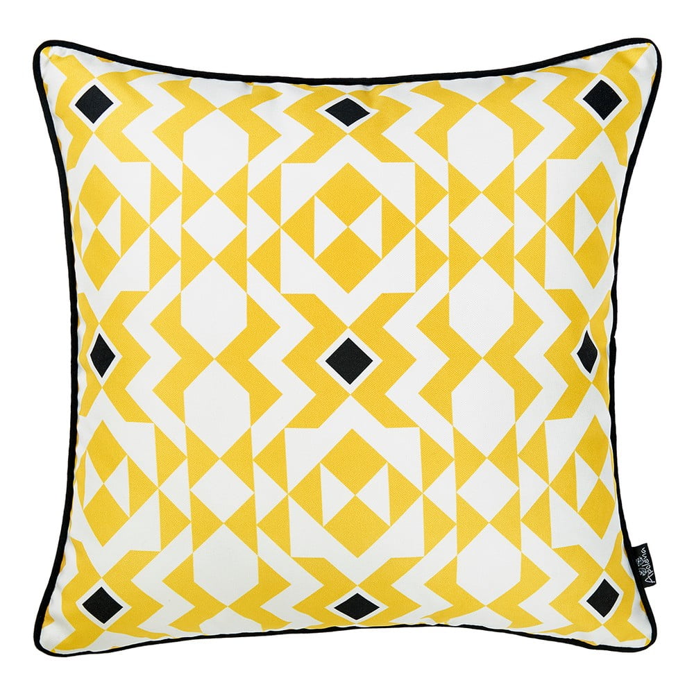 Față de pernă Apolena Honey Amarillo Pattern, 43 x 43 cm, galben