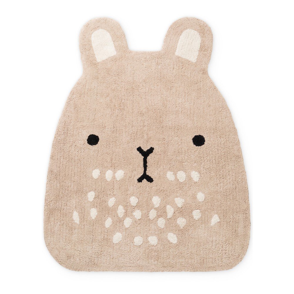 Covor pentru copii bej lavabil/țesut manual din bumbac 120x152 cm Snuggle Pucki – Hanse Home