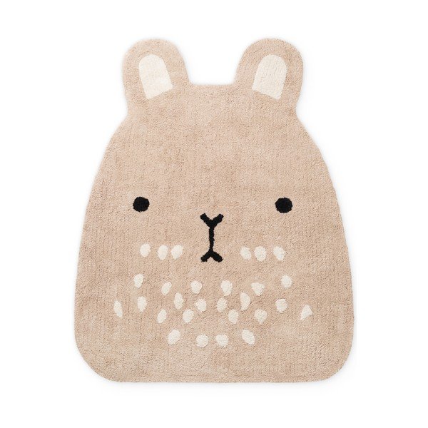 Covor pentru copii bej lavabil/țesut manual din bumbac 120x152 cm Snuggle Pucki – Hanse Home
