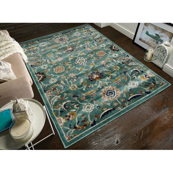 Covor Webtappeti Moss, 180 x 270 cm, albastru turcoaz-image-1