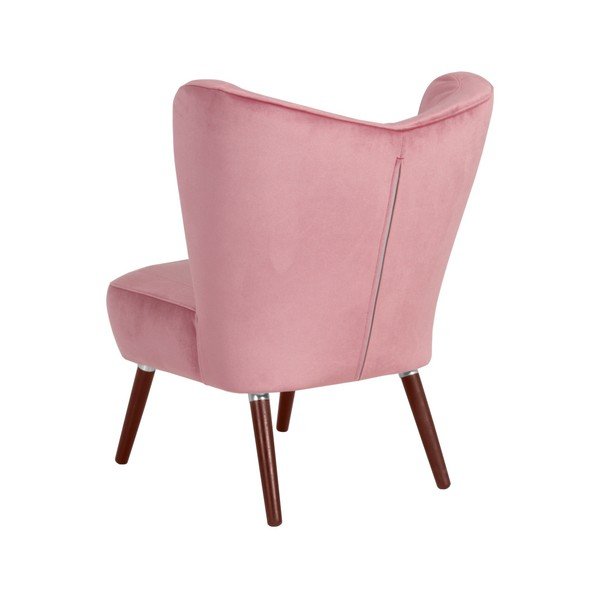 Fotoliu Max Winzer Sari Velvet, roz-image-2