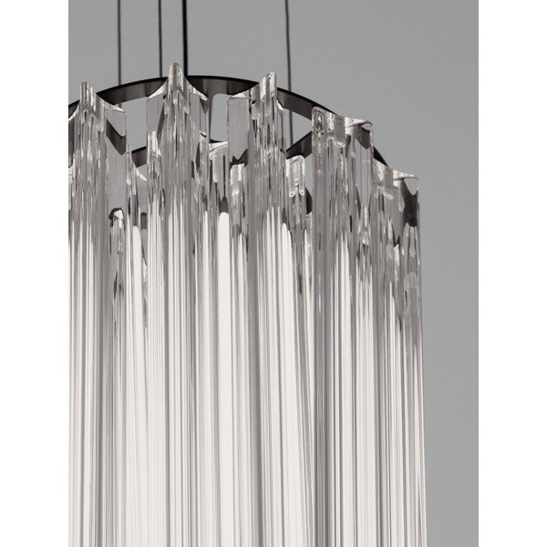 Lustră alămie LED cu intensitate reglabilă din oțel ø 22 cm Nol – Nova Luce-image-4