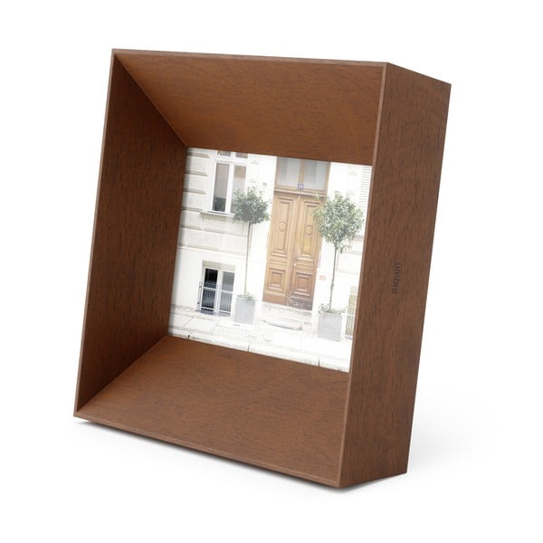 Ramă foto din lemn de fag masiv Umbra Lookout, 17 x 17 cm
