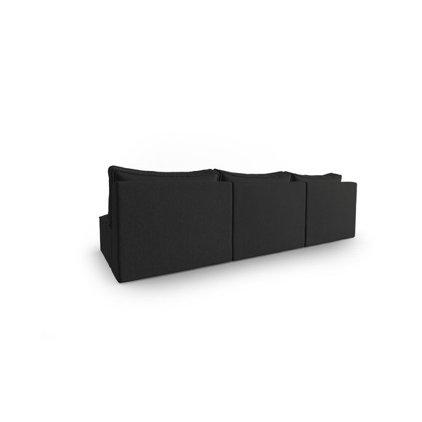 Canapea neagră 240 cm Mike – Micadoni Home-image-2