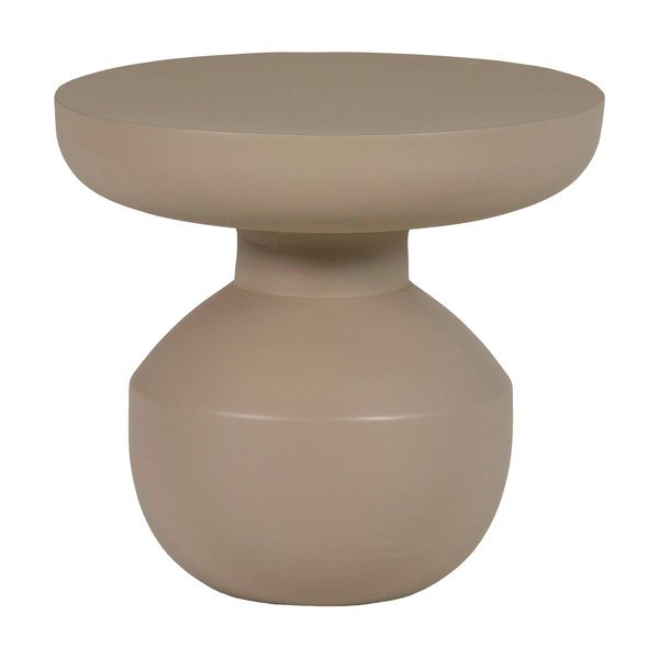 Măsuță auxiliară rotundă din metal ø 45 cm Bova – WOOOD