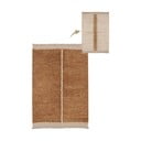 Covor cărămiziu/bej din bumbac 140x200 cm Duetto Toffee – Lorena Canals